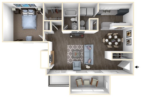 a floor plan image of the avenue at polaris apartments in columbus, oh